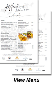 Reflections Bar Menu